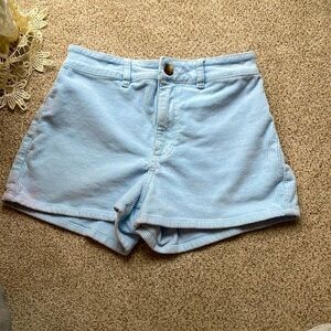 SOLD Corduroy High Waisted Shorts Billabong Free Fall Size 29
